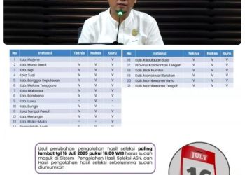 Ingatkan Batas Akhir Penyelesaian, BKN Minta Instansi Segera Selesaikan Seluruh Proses Seleksi PPPK