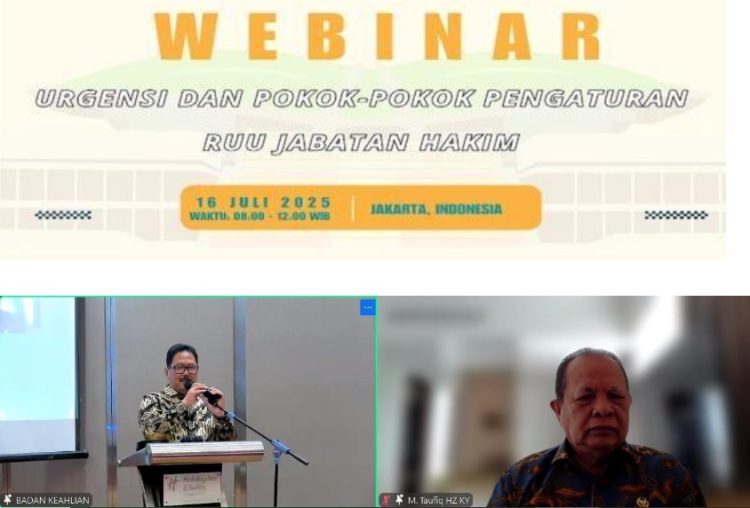 Urgensi dan Pokok-Pokok Pengaturan RUU Jabatan Hakim: Perubahan Status Hakim menjadi Pejabat Negara
