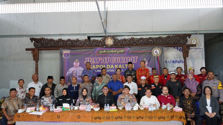 Polda Kaltim Gelar Jumat Curhat, Ajak Warga Balikpapan Aktif Jaga Kamtibmas