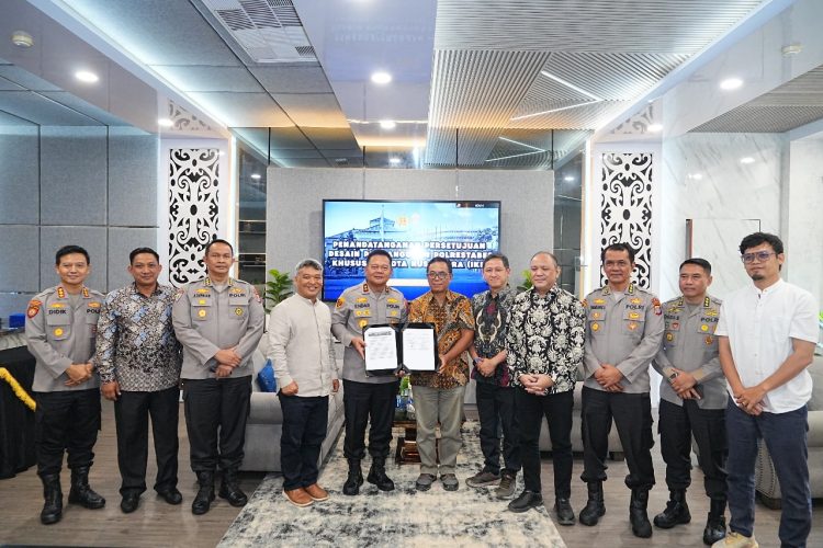 Kapolda Kaltim Tandatangani Persetujuan Desain Pembangunan Polrestabes Khusus IKN