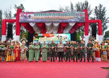 Wujud Sinergitas TNI-Polri, Kapolda Kaltim Hadiri Syukuran HUT ke-67 Kodam VI/Mulawarman