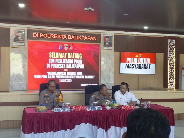 Polresta Balikpapan dan Tim Puslitbang Polri Gelar Strategis Melalui FGD Terkait Penanganan Kasus Narkotika