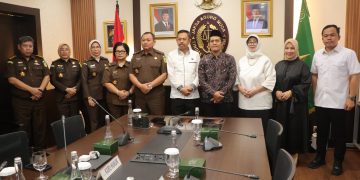 JAM PIDUM Terima Audiensi MUI  Dalam Rangka Peringatan HUT ke-50 MUI  dan Kerja Sama Penanganan Perkara Narkotika
