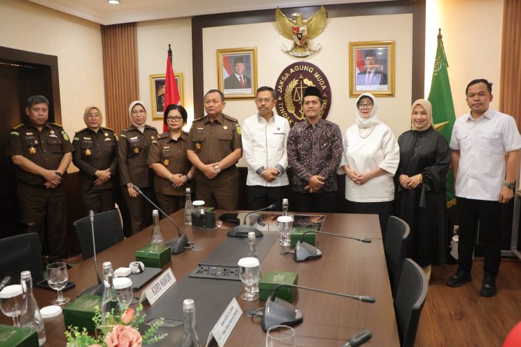 JAM PIDUM Terima Audiensi MUI  Dalam Rangka Peringatan HUT ke-50 MUI  dan Kerja Sama Penanganan Perkara Narkotika