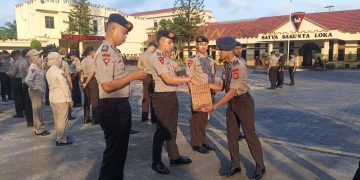 Wujud Solidaritas untuk Sesama, Sat Brimob Polda Kaltim Rutinkan Aksi Sedekah Rp.5000 untuk Setiap Personel