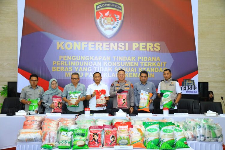 Satgas Pangan Polri Ungkap Praktik Curang Penjualan Beras, Potensi Rugikan Masyarakat Rp99,35 Triliun