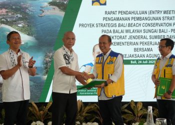 Entry Meeting Pengamanan Proyek  Beach Conservation Project Bali  Senilai Rp785 Miliar