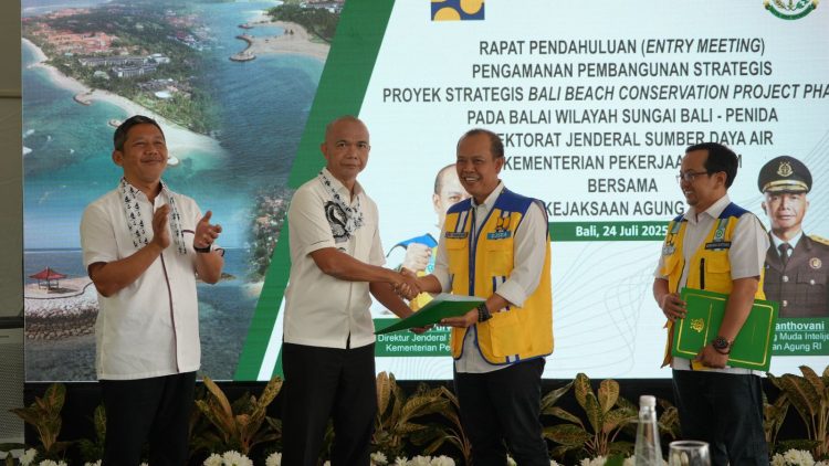 Entry Meeting Pengamanan Proyek  Beach Conservation Project Bali  Senilai Rp785 Miliar