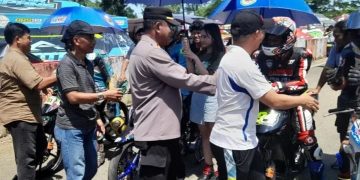 Pastikan Berjalan Lancar dan Kondusif, Polsek Samarinda Seberang Lakukan Pengamanan pada Ajang Balap Motor ‘East Borneo Speed Fest 2025’