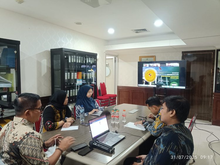 Pengadilan Tinggi Jakarta Ikuti Rapat Koordinasi Penyusunan Pagu Anggaran TA 2026
