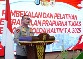 Wakapolda Kaltim Buka Kegiatan Pembekalan dan Pelatihan Keterampilan Prapurna Tugas Personel Polda Kaltim Tahun Anggaran 2025