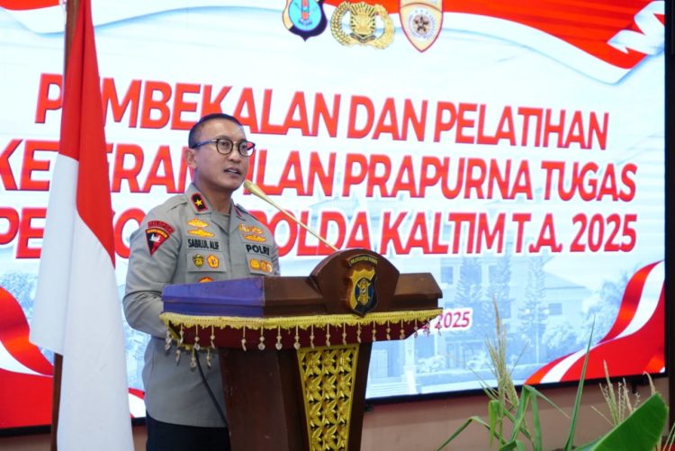 Wakapolda Kaltim Buka Kegiatan Pembekalan dan Pelatihan Keterampilan Prapurna Tugas Personel Polda Kaltim Tahun Anggaran 2025