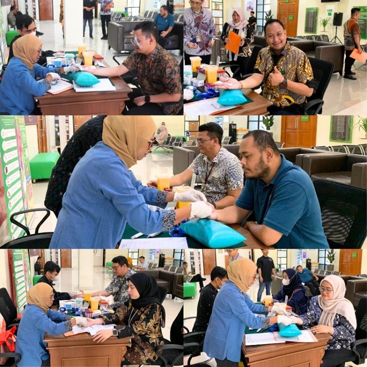 Pemeriksaan Kesehatan dalam Rangka HUT MA RI Ke-80 di PN Cikarang