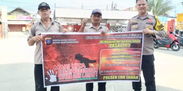 Antisipasi Karhutla, Bhabinkamtibmas Loa Janan Ulu Beri Himbauan Guna Tingkatkan Kewaspadaan pada Musim Kemarau