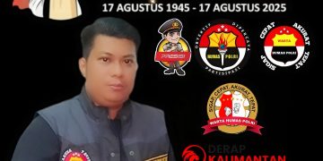 H. Hamdan D.s Jurnalis Polda Kaltim Mengucapkan Selamat Menyambut Hari Kemerdekaan Indonesia 17 Agustus 2025