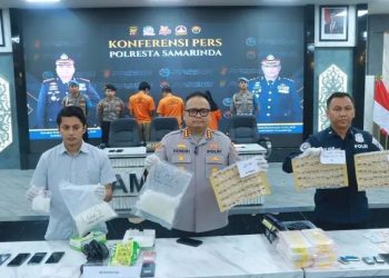 Polresta Samarinda Bongkar Jaringan Narkoba Antarwilayah, Sita 2,7 Kilogram Sabu dari Lima Tersangka