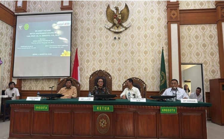 Ketua Mahkamah Agung: Jangan Ganggu Perjuangan Mahkamah Agung Mewujudkan Badan Peradilan yang Agung