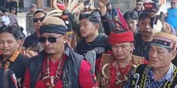 29 Ormas dan Tokoh Adat Dayak Kalimantan Utara Serukan Penolakan Transmigrasi di Kantor Gubernur