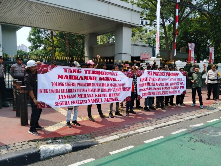 Aliansi Mahasiswa minta Presiden Prabowo Turun Tangan Eksekusi Samsul Tarigan