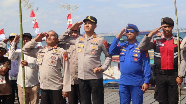 Sambut HUT ke-80 Kemerdekaan Republik Indonesia, Polres PPU Kibarkan Bendera Merah Putih Sebanyak 200