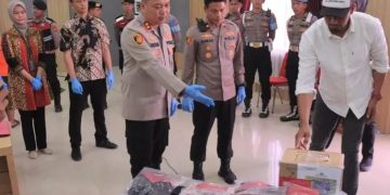 Gelar Konferensi Pers, Polres Kutim Sampaikan Pengungkapan 59 Kasus Kriminal dengan Dominasi Pencurian dan Kekerasan terhadap Perempuan dan Anak