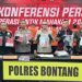 Gelar Konferensi Pers, Polres Bontang Ungkap 8 Kasus Narkoba dengan Mengamankan 10 Tersangka selama Ops.Antik Mahakam 2025