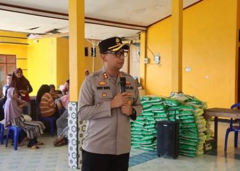 Polres Kutai Barat Gelar Gerakan Pangan Murah, 1,5 Ton Beras SPHP Ludes dalam Dua Jam