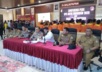 Satreskoba Balikpapan Berhasil Amankan 114 Diduga Pelaku Penyalahgunaan Narkoba.