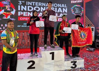 Personel Polres Berau Sumbang Emas di Kejuaraan Pencak Silat Internasional