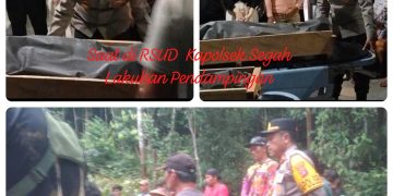 Kapolsek Segah Kawal Penanganan Kasus Pembunuhan Ibu dan Dua Anak di Punan Mahkam, dari TKP hingga Pemakaman
