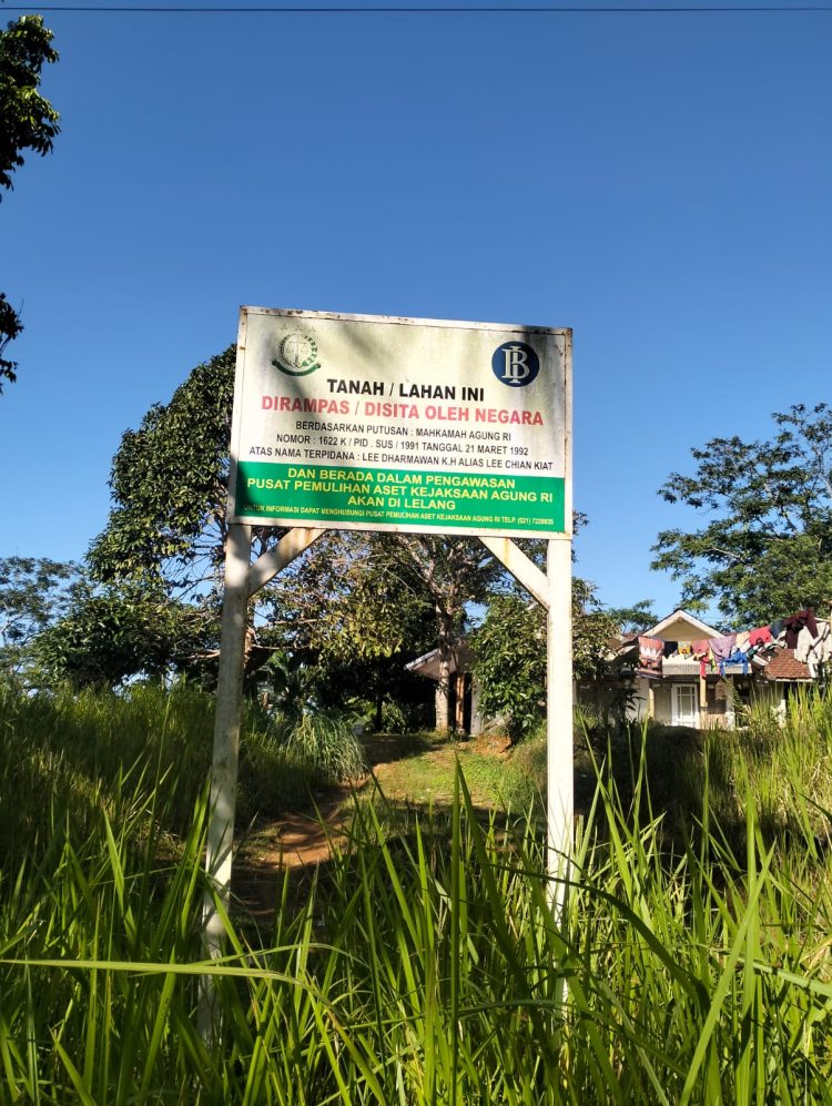 Badan Pemulihan Aset Berhasil  Lelang Barang Rampasan Negara  Terpidana Lee Chin Kiat Perkara Tindak Pidana Korupsi .