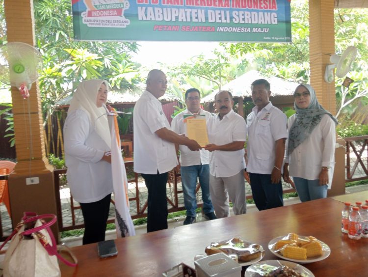 H. Muhammad Chairum Resmi Pimpin Tani Merdeka Deli Serdang, Tegaskan Komitmen Perjuangkan Petani