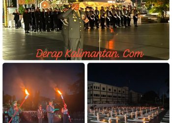 Apel Kehormatan dan Renungan Suci Peringati HUT ke-80 RI di Taman Makam Pahlawan Samarinda