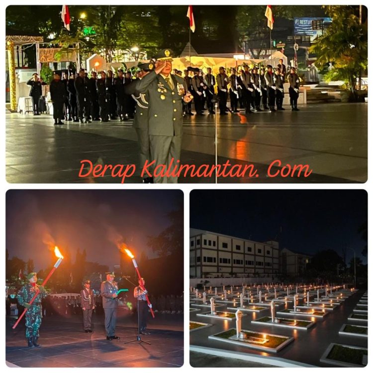 Apel Kehormatan dan Renungan Suci Peringati HUT ke-80 RI di Taman Makam Pahlawan Samarinda