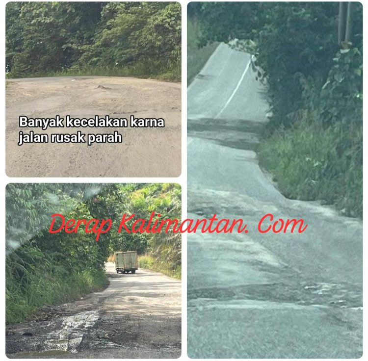 Jalan Poros Kelay Rusak Parah, Warga Desak Pemerintah Provinsi Kaltim Lakukan Perbaikan Serius