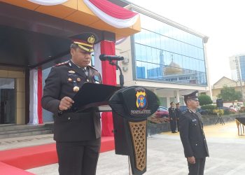 Memperingati HUT RI ke-80, Polresta Balikpapan Gelar Upacara di Halaman Mapolresta