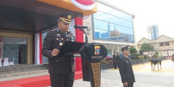 Memperingati HUT RI ke-80, Polresta Balikpapan Gelar Upacara di Halaman Mapolresta