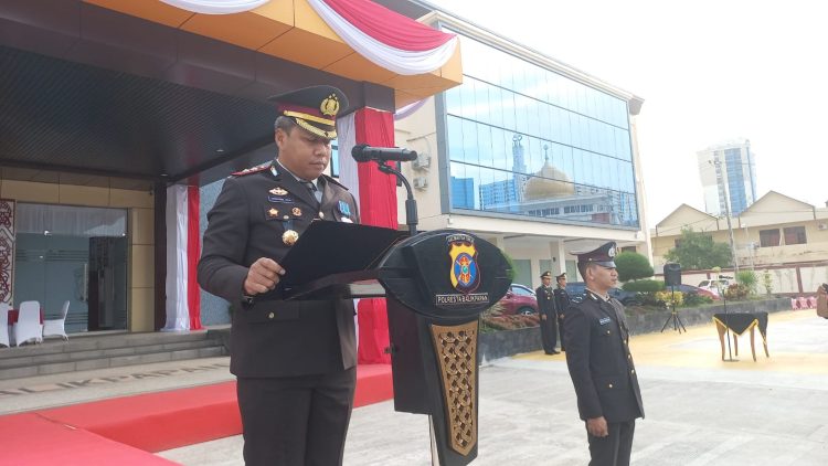 Memperingati HUT RI ke-80, Polresta Balikpapan Gelar Upacara di Halaman Mapolresta