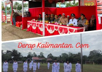 Upacara Penurunan Bendera HUT ke-80 RI di Maratua Berlangsung Khidmat