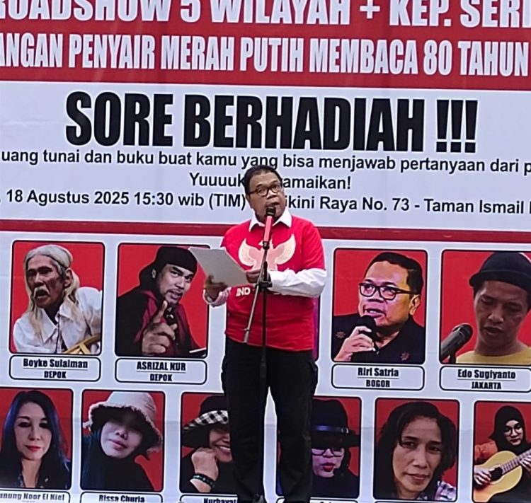 Sambut 80 Tahun HUT RI, Riri Satria : Kritis Terhadap Pemerintah Juga Wujud Cinta Tanah Air 