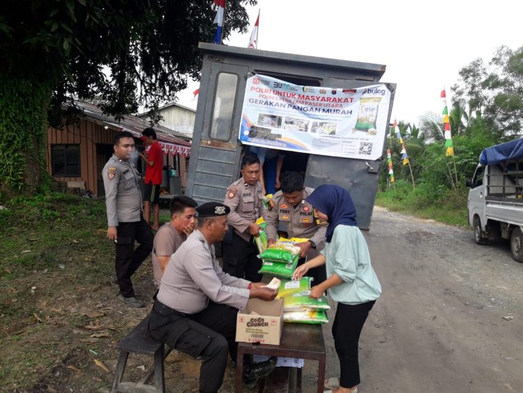 Sinergitas Polres PPU dan Bulog Wujudkan Program Gerakan Pangan Murah