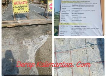 Proyek Semenisasi di Berau Diduga Kurangi Kualitas Material, Wiremesh Tak Sesuai RAB