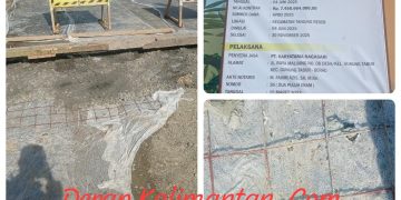 Proyek Semenisasi di Berau Diduga Kurangi Kualitas Material, Wiremesh Tak Sesuai RAB