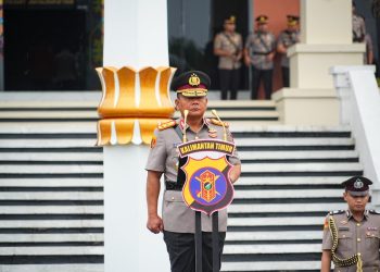 Gelar Upacara Hari Juang Polri, Kapolda Kaltim Ajak Personil Teladani Sejarah Perjuangan