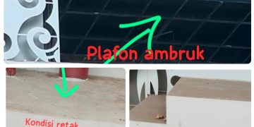 Plafon Lantai Dua RSUD Tanjung Redeb Ambruk, Pekerjaan Diduga Bermasalah
