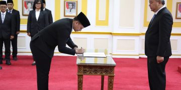 Lantik Pejabat Pengawas, Sekjen Kemendagri Minta Kembangkan Terobosan Kreatif