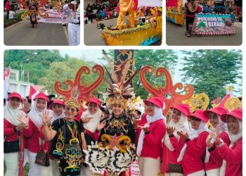 Pawai Budaya HUT RI ke-80 di Teluk Bayur Meriah, Masyarakat Beri Apresiasi Tinggi