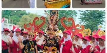 Pawai Budaya HUT RI ke-80 di Teluk Bayur Meriah, Masyarakat Beri Apresiasi Tinggi