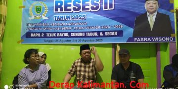 Warga Rinding Antusias Sampaikan Aspirasi pada Reses II Fasra Wisono Anggota Komisi II DPRD Berau