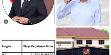 Rakyat Makin sengsara , Perjalanan Dinas SPPD Ketua DPRD Deliserdang mencapai milyaran
